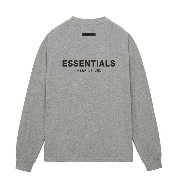 ESSENTIALS Three Stripes Long Sleeve T-Shirt - Picture 2 of 2
